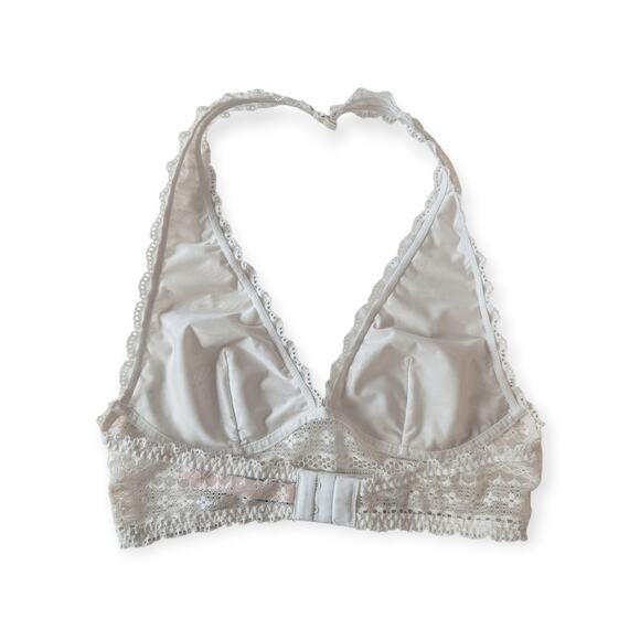 Victoria's Secret Long Line Halter Bralette in Coconut White
Size Small GUC - Picture 4 of 5